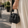 Fuchsia Paris- Petit sac seau à lacet